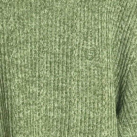 Chaps Men’s Long Sleeve Sweater Green Sz Lg - Picture 5 of 5